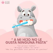 A mi hijo no le gusta ninguna pasta de dientes